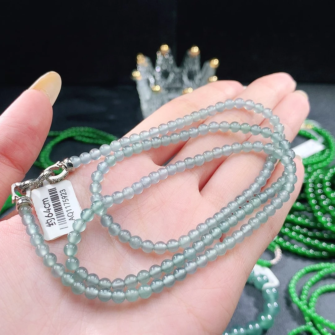 翡翠未镶嵌手链项链