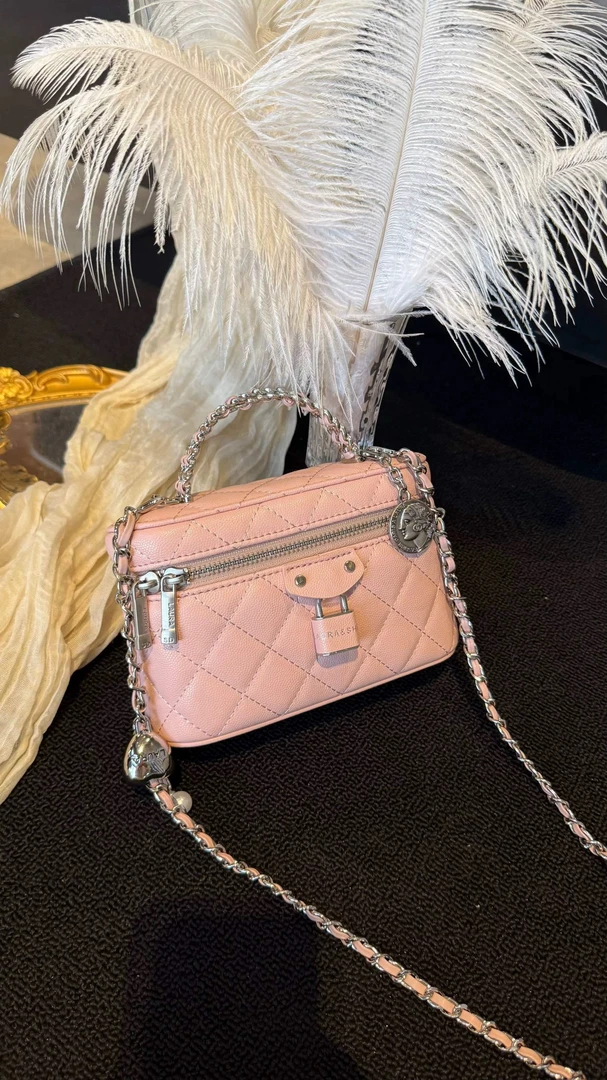 5585 小香粉2025新款时尚轻奢单肩双