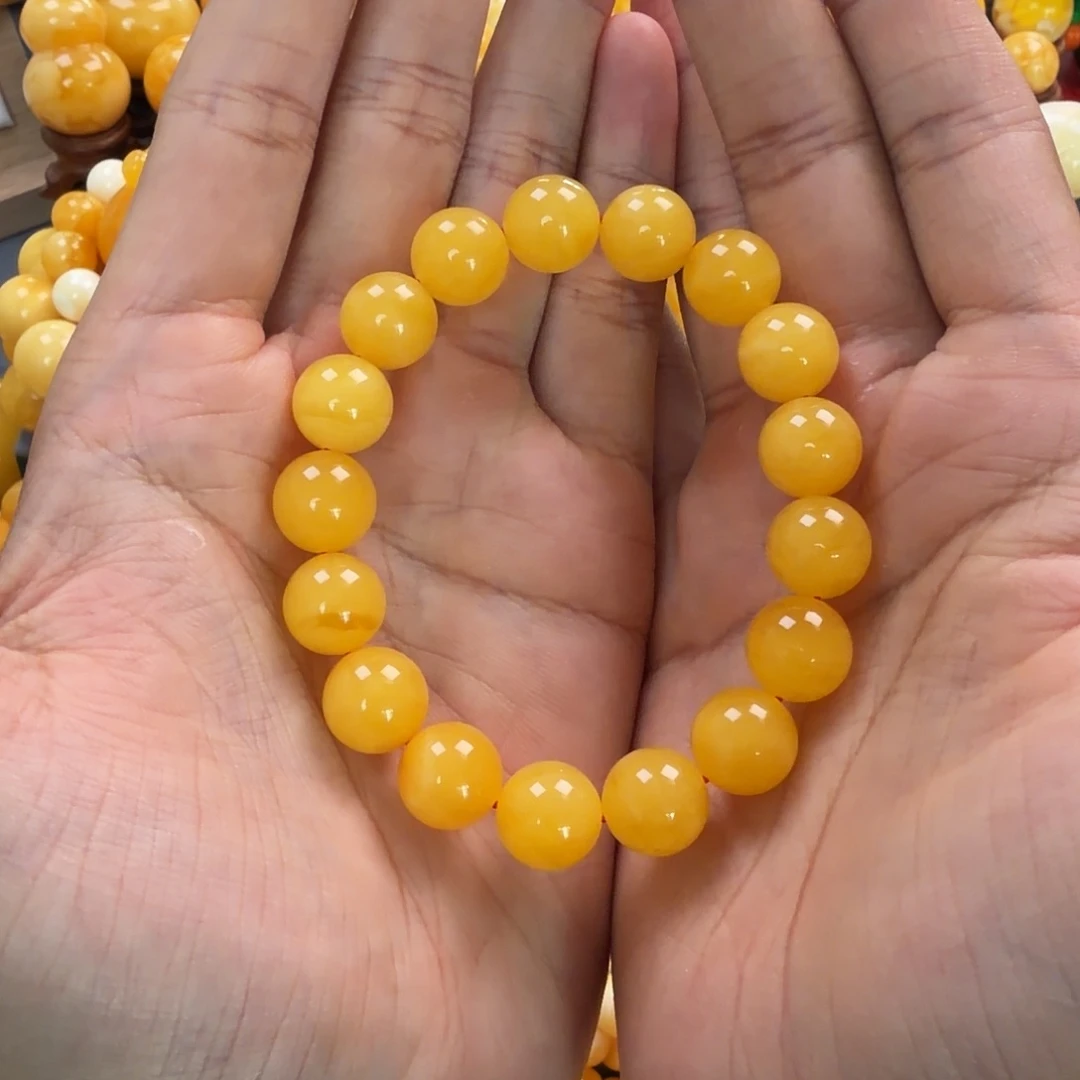 琥珀未镶嵌珠宝奇石12mm同料