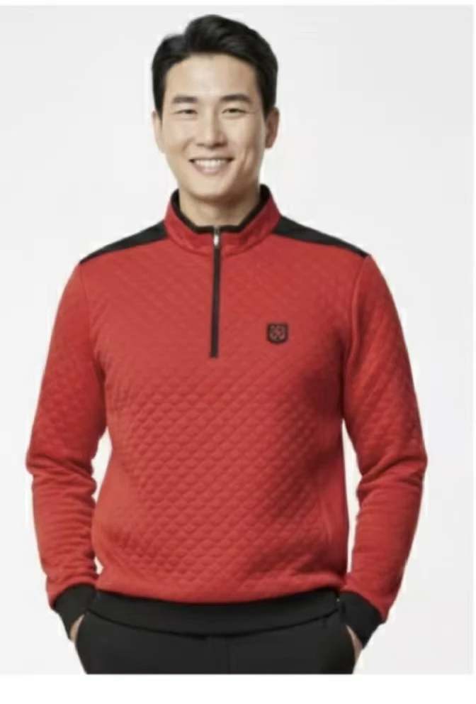 男装高尔夫系列长袖T恤