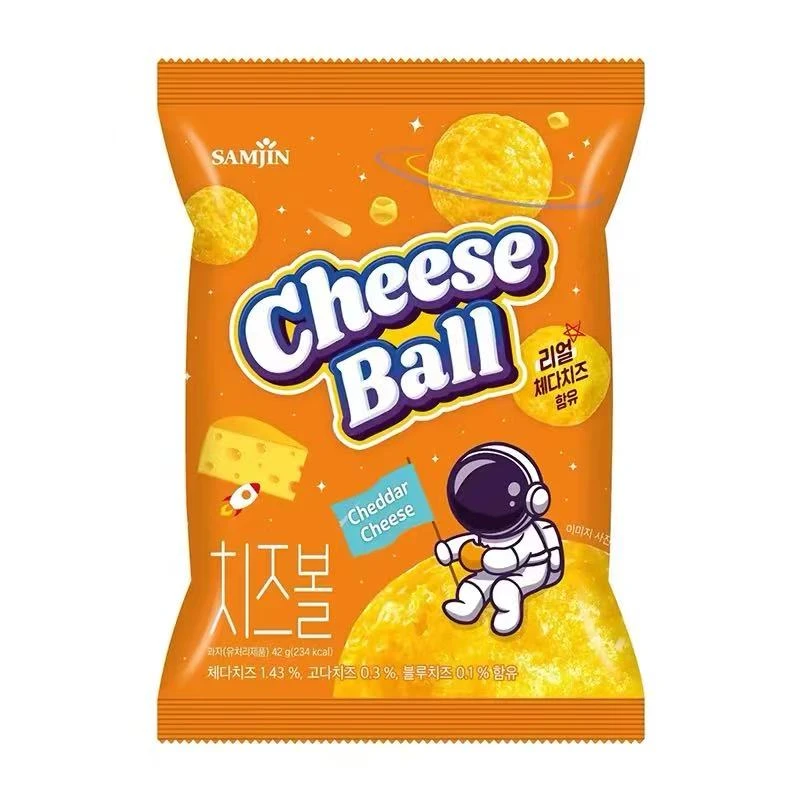 Samjin三进奶酪芝士球爆米花42g小包韩国进口 25.4.18到期