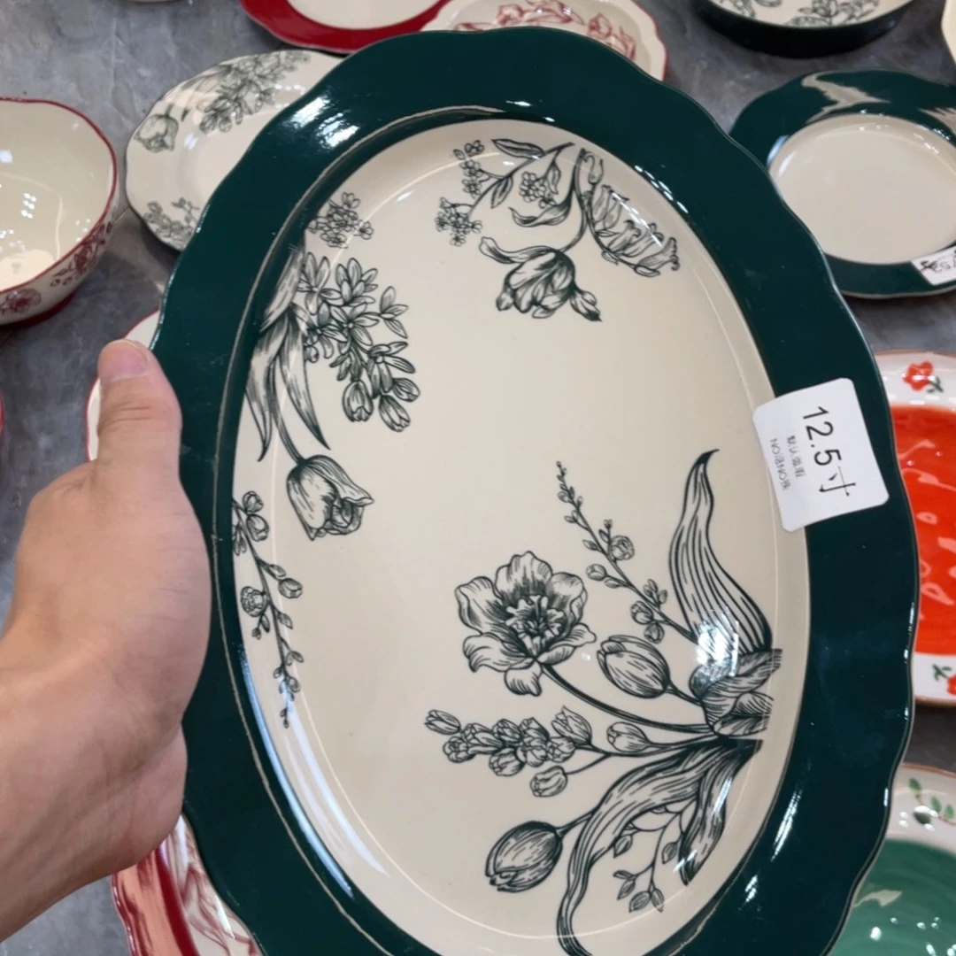 陶瓷微瑕餐具介意勿拍，满18飞！