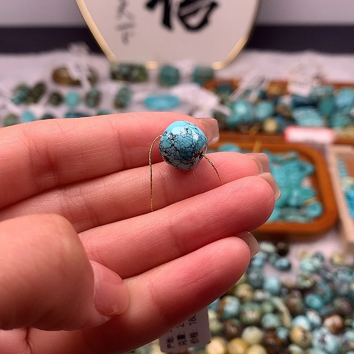 绿松石未镶嵌扣子扣子