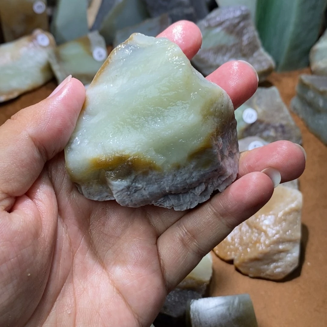 未镶嵌和田玉珠宝半成品往**烟