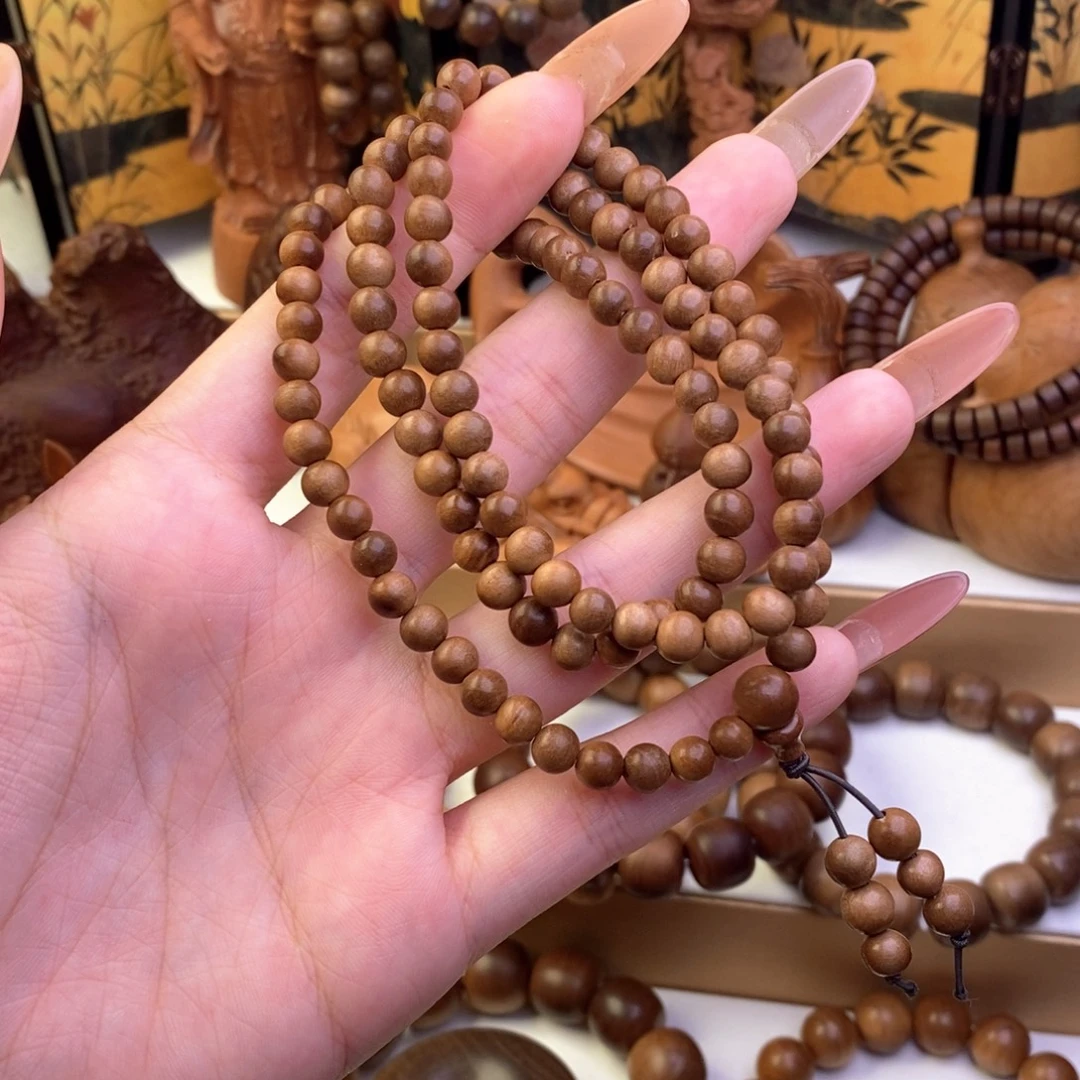 檀香木手串/手链奶香0.6多圈微瑕