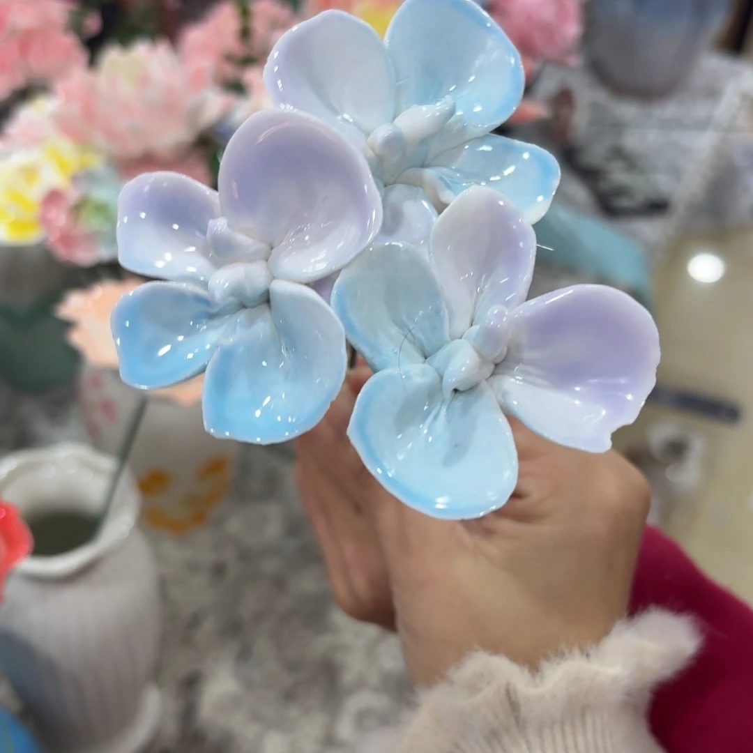 陶瓷花拍满20元发货，爱退款拉黑