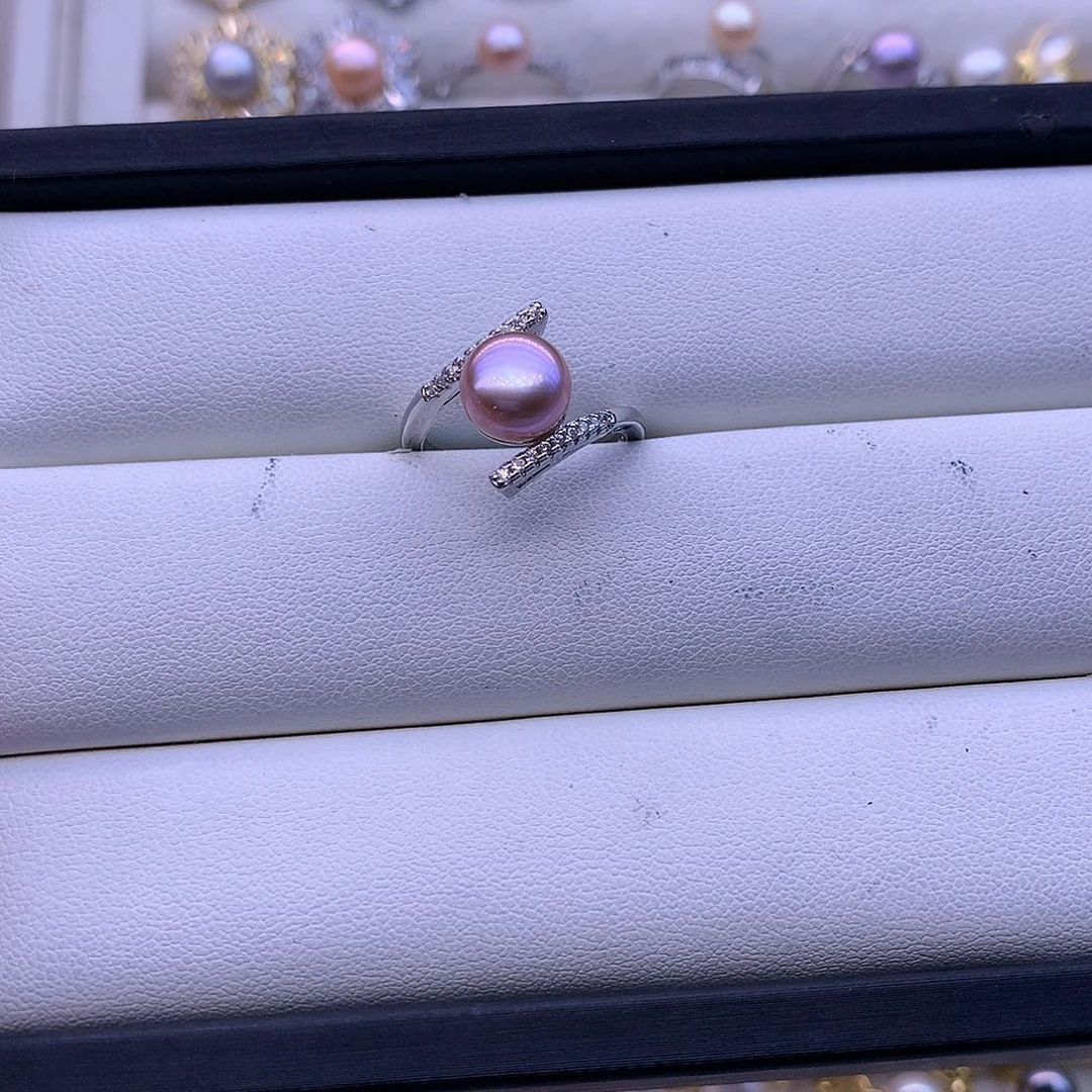 淡水珍珠耳饰合金