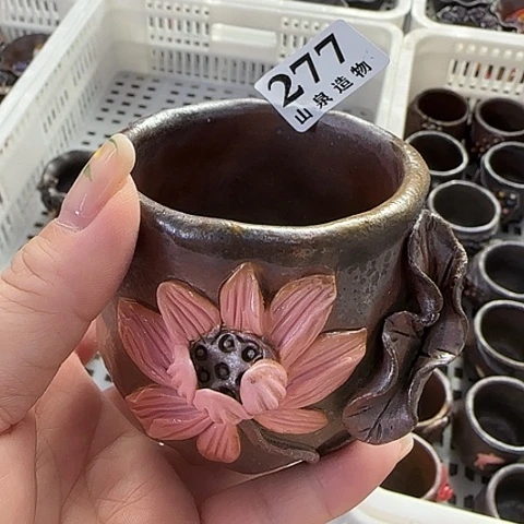 瓷片柴烧柴烧柴烧277轻微失圆