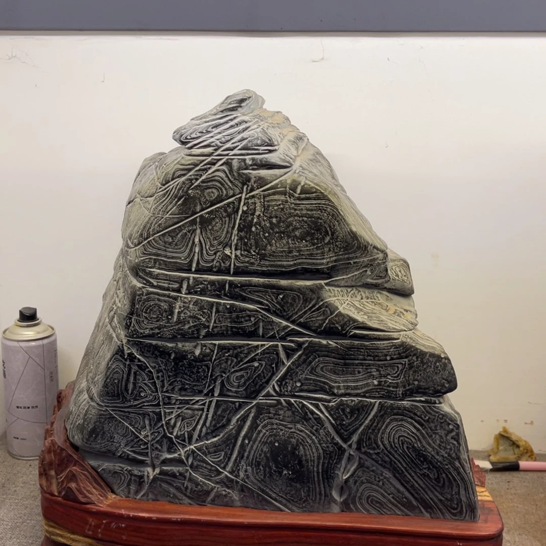 墨***农石材灵璧奇石文化