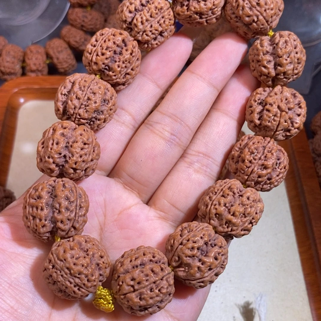 R***、手串金刚菩提四叶草头货原生态22mm