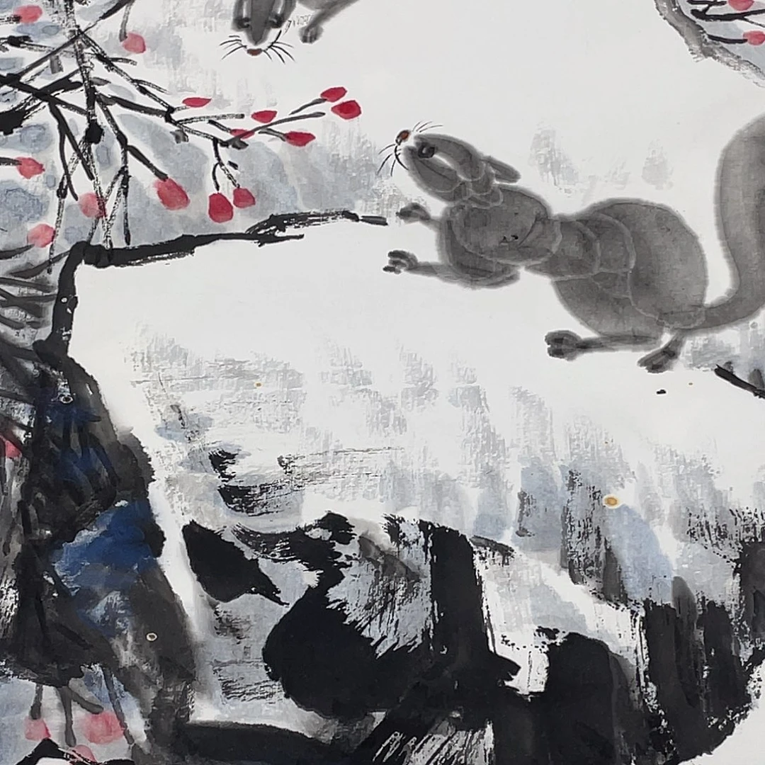 国画1.4平尺国画作品