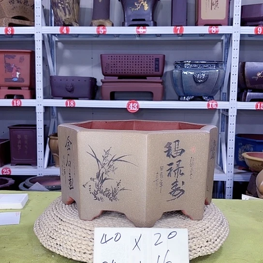 紫砂花盆宜兴紫砂厂