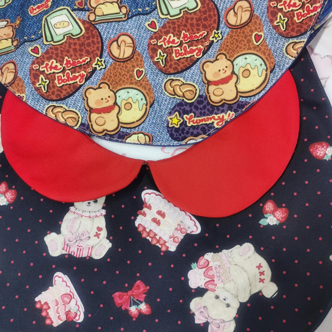 亚马姐妹大型犬口水巾两件，宠物贴身用品不退换