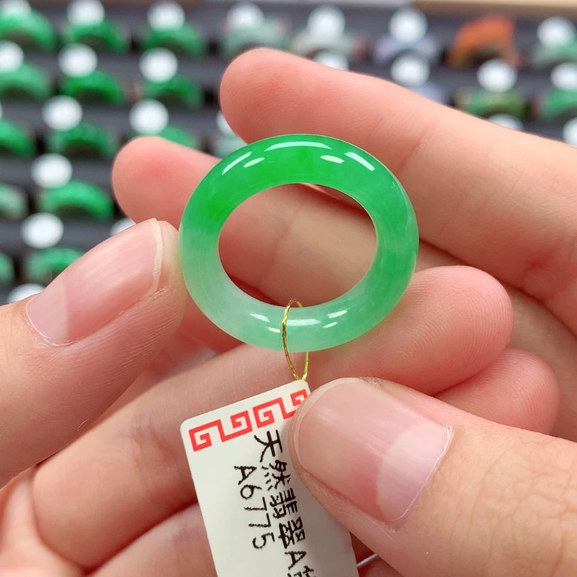【闪购商品】未镶嵌戒指翡翠11号