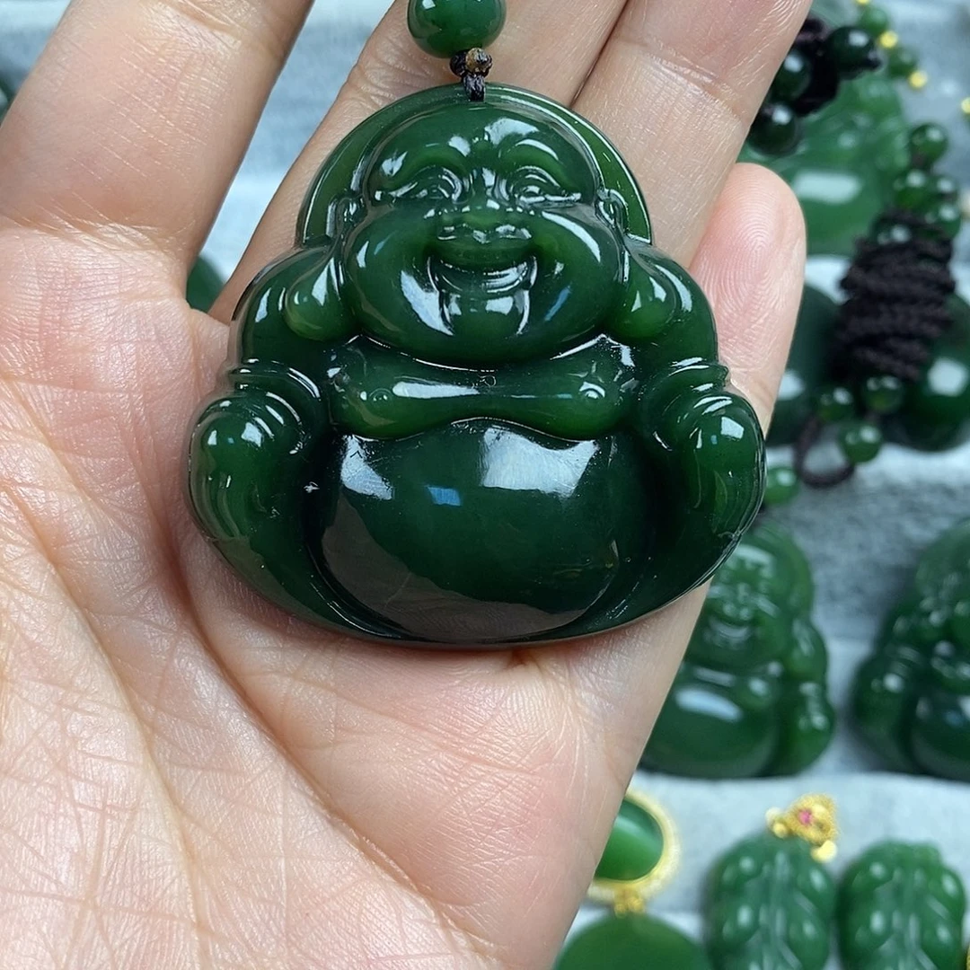 和田玉（碧玉）未镶嵌颈饰