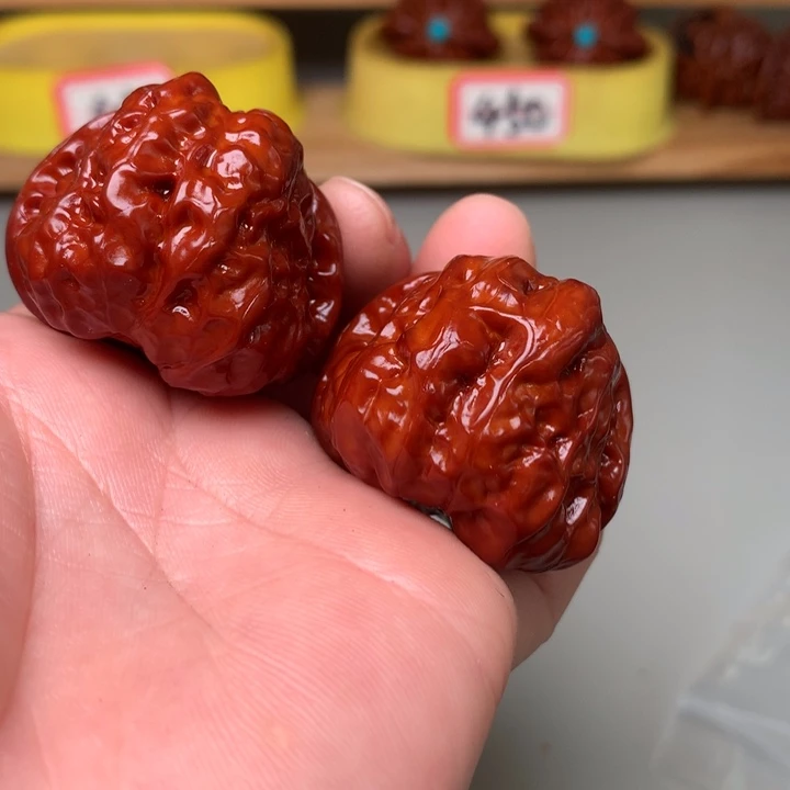 文玩核桃把件小**?蛤蟆