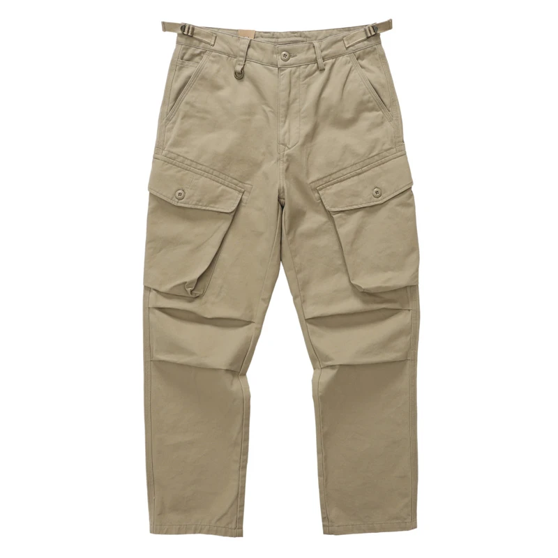 8677 秋冬纯棉直筒宽松工装休闲裤男士水洗复古直脚阔腿裤潮流