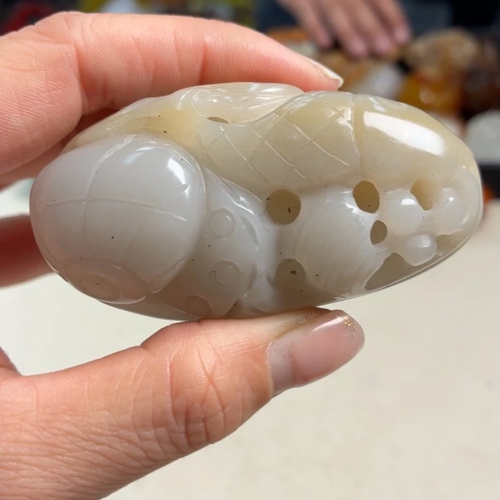 玛瑙/玉髓未镶嵌吊坠(不含链)