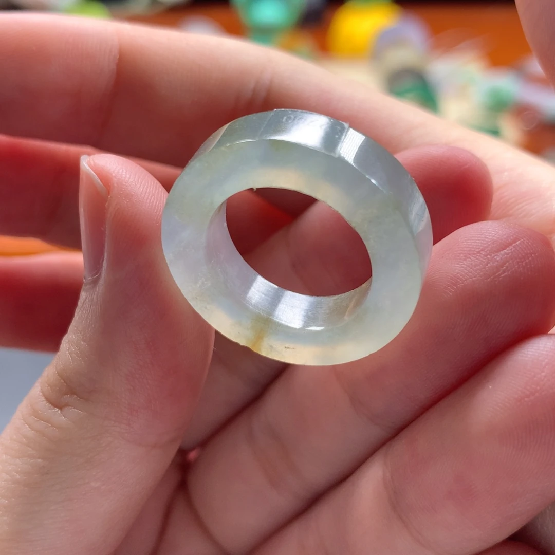 定制翡翠未镶嵌特色冰黄 12-17