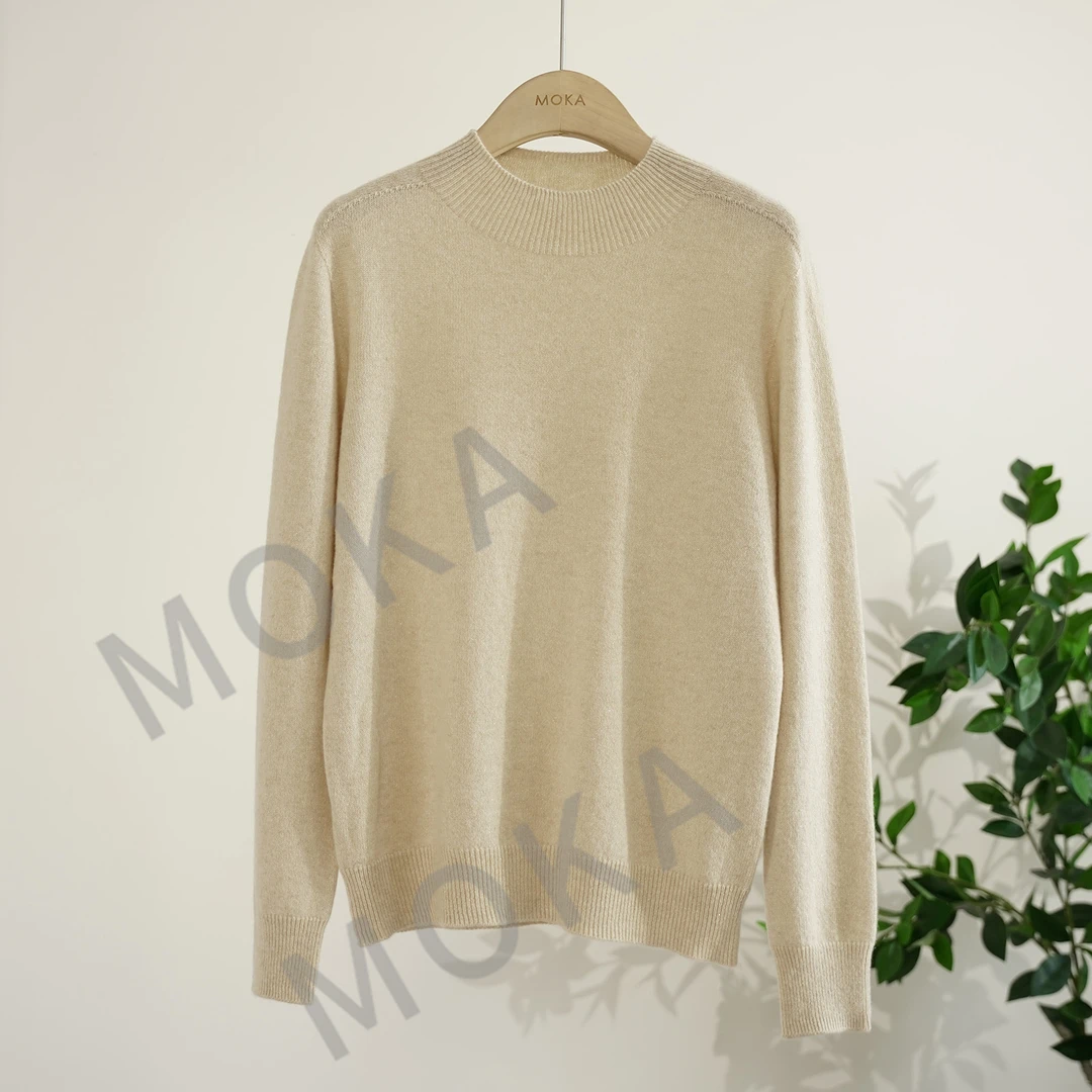 97.1%山羊绒无缝山羊绒基础打底女士上衣（241102）2500