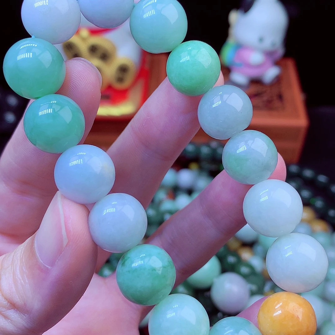 翡翠未镶嵌毛衣链