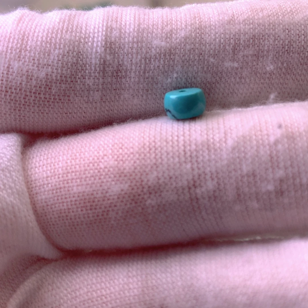 绿松石未镶嵌挂件5.7*3.4mm