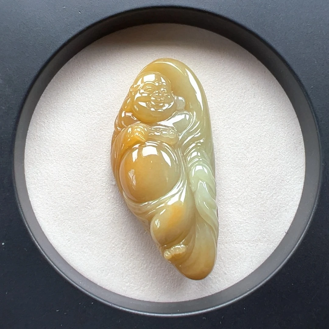 颈饰未镶嵌翡翠佛