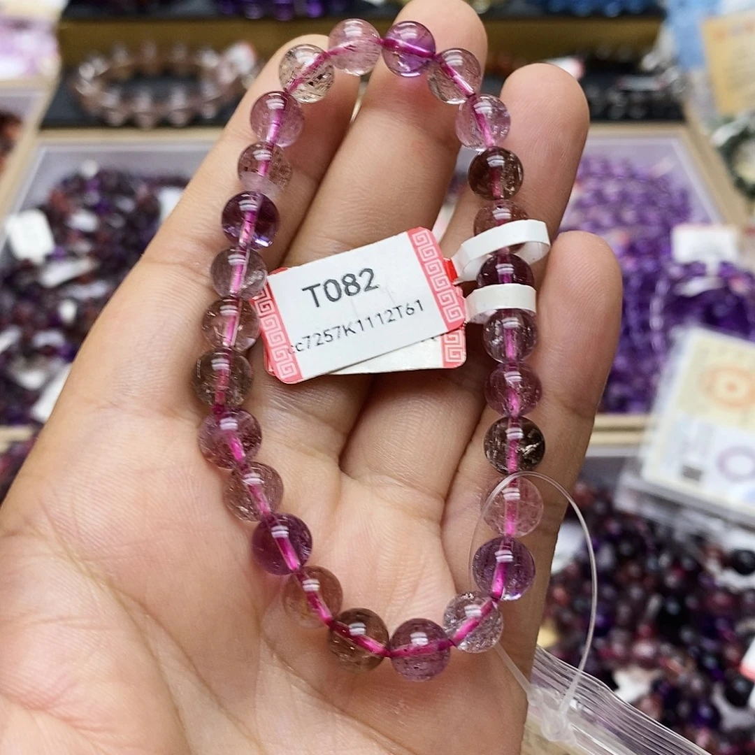 未镶嵌手链水晶T018超七7+