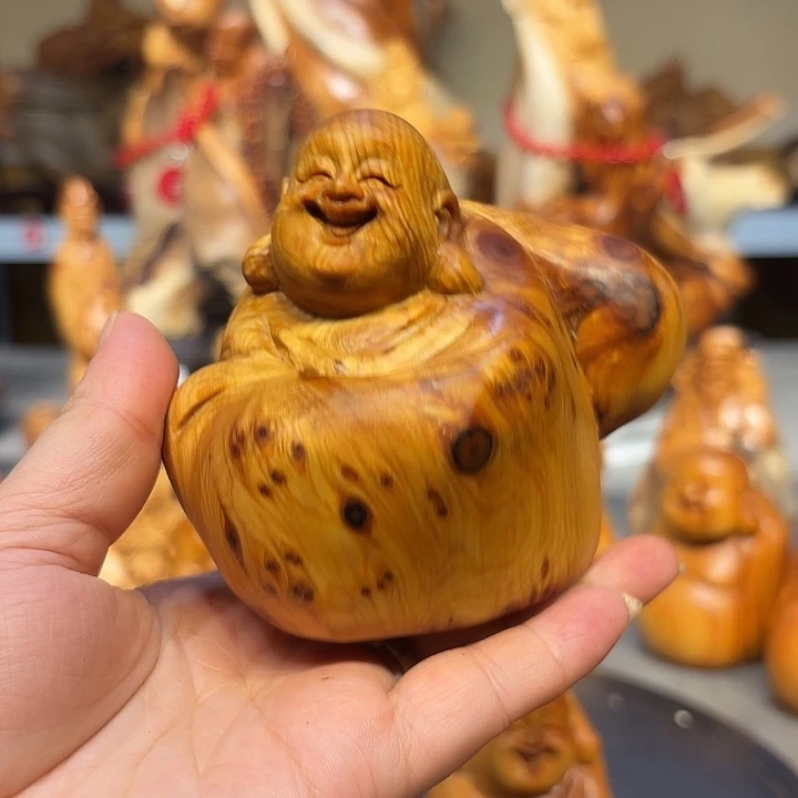 玄***清柏木太行崖柏弥勒佛瘤疤