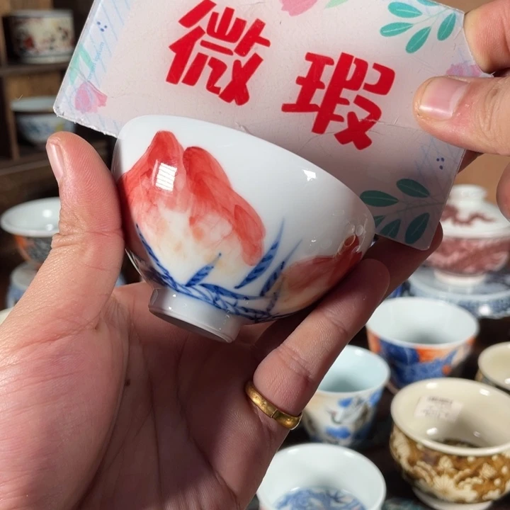 洋***丝摆件陶瓷景德镇陶瓷老陶