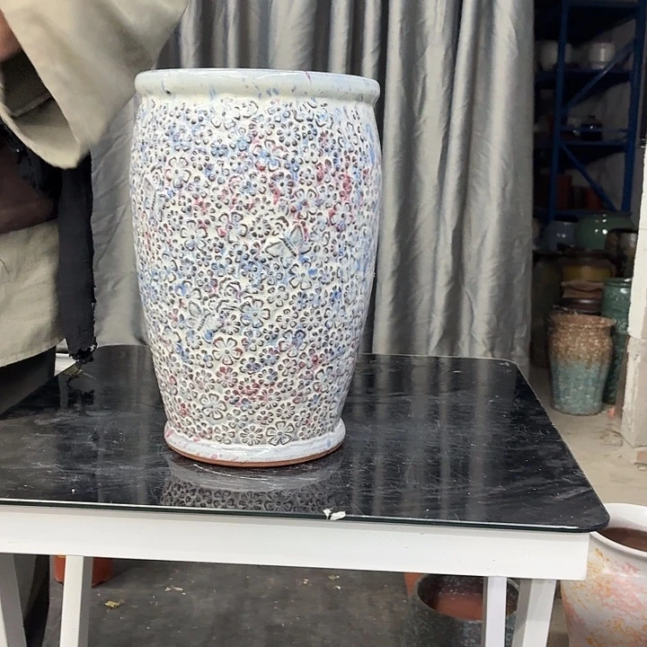 19×30 -粗陶花盆有孔-买买买