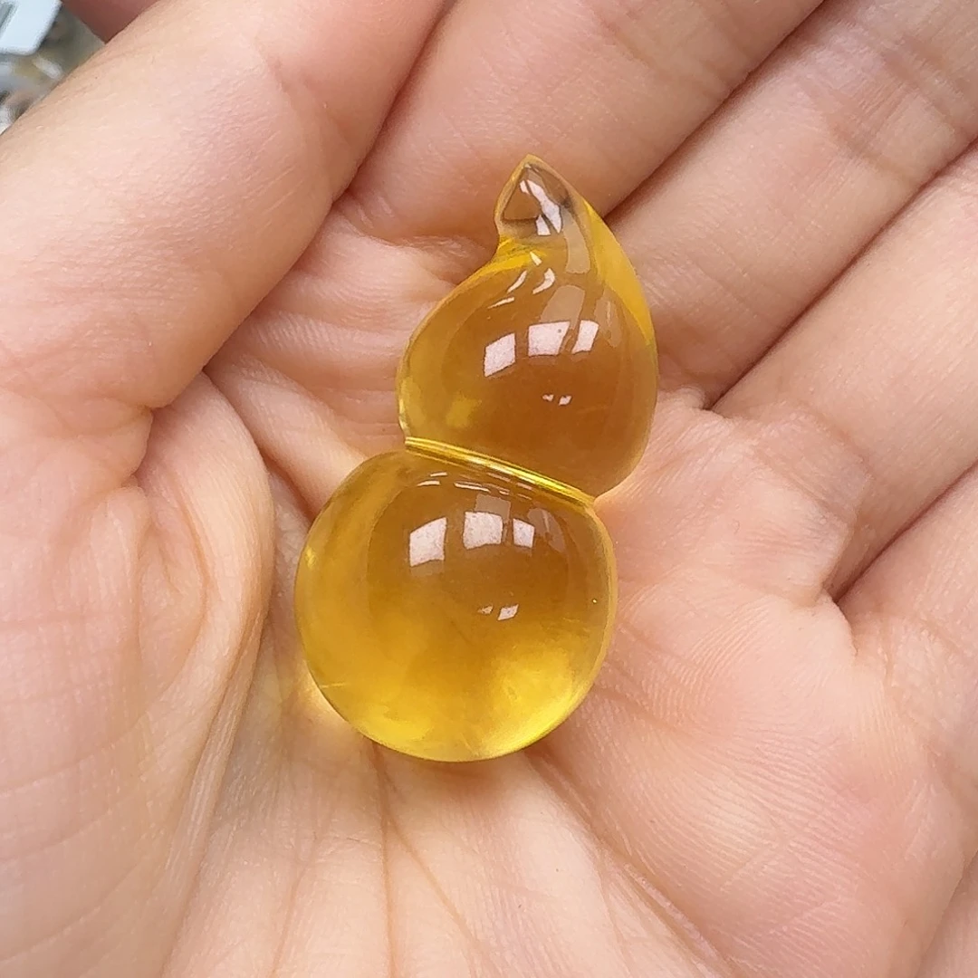 未镶嵌琥珀珠宝奇石葫芦