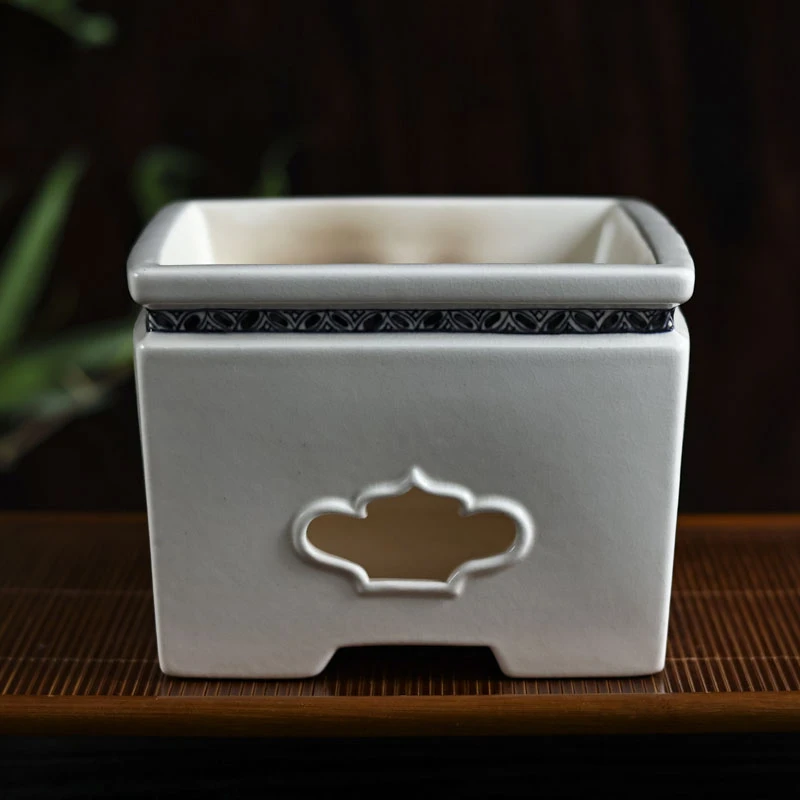 【福器】如意纹四方酒精炉（W0483）