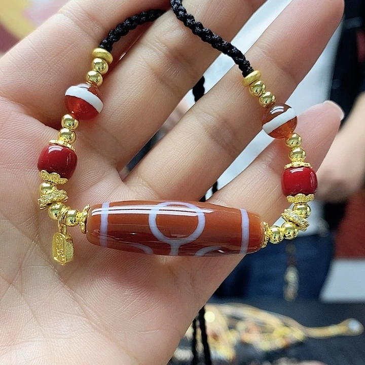 玛瑙/玉髓合金颈饰