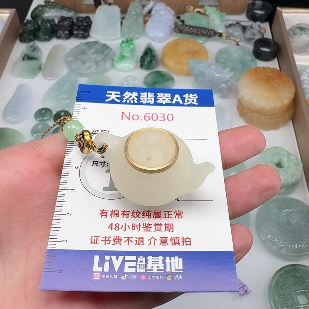 D***a颈饰未镶嵌翡翠….9