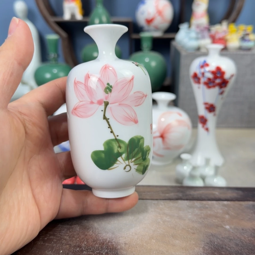 陶瓷手工小花器摆件