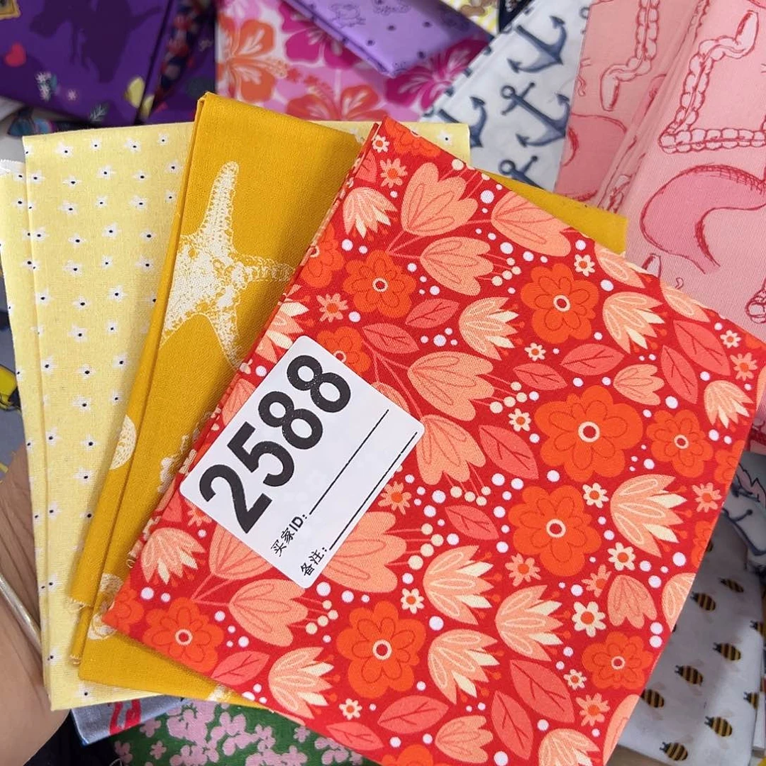 l****53片品牌纯棉平布45.50一片果子布艺