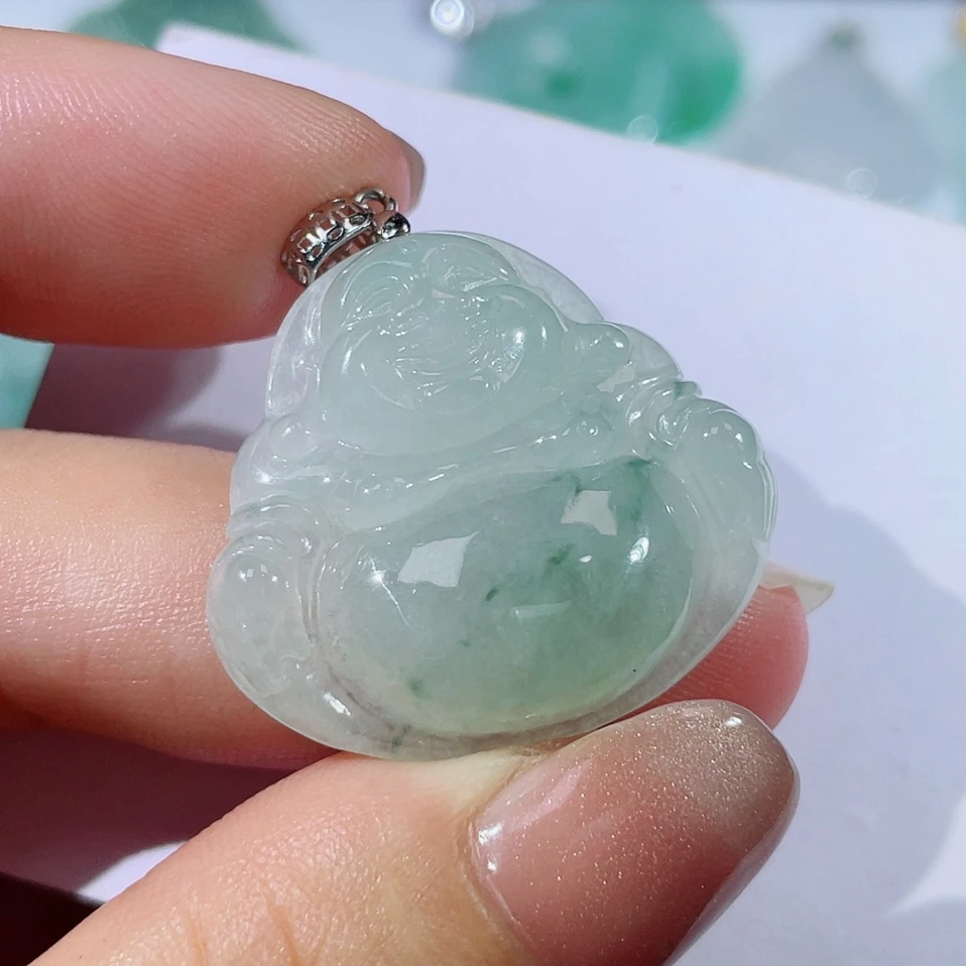 颈饰未镶嵌翡翠佛公