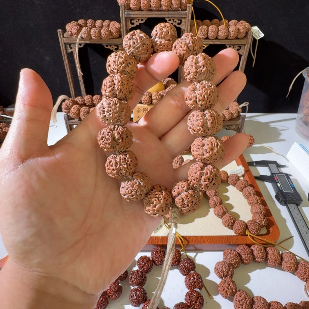 手串金刚菩提21尺寸红皮梅花
