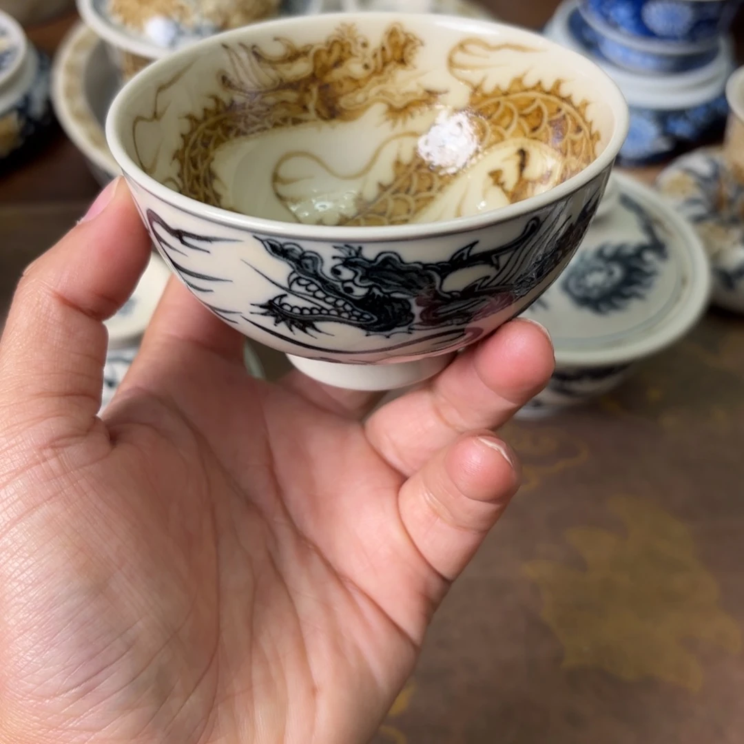 陶瓷摆件景德镇手绘茶器