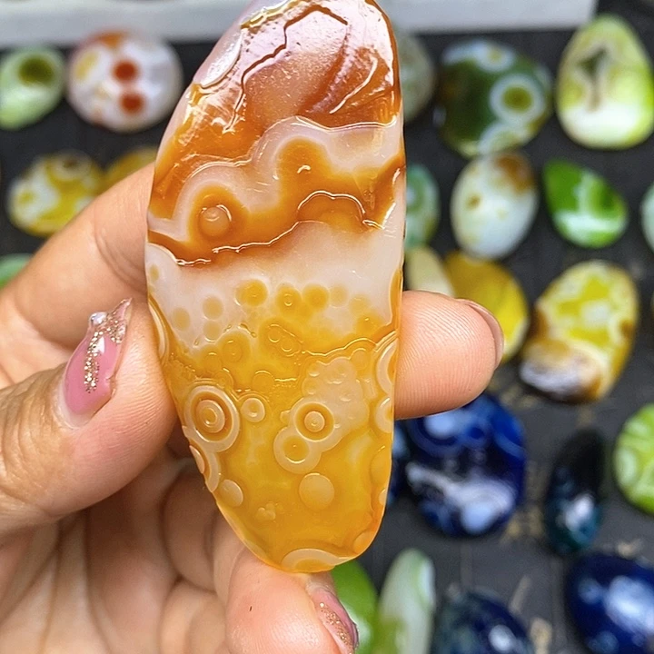 牌子奇石饰品无孔