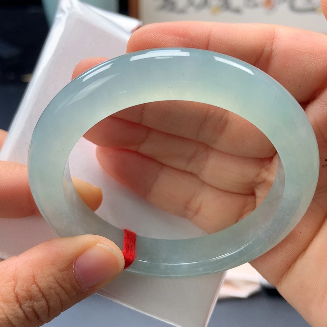 翡翠未镶嵌手镯61号