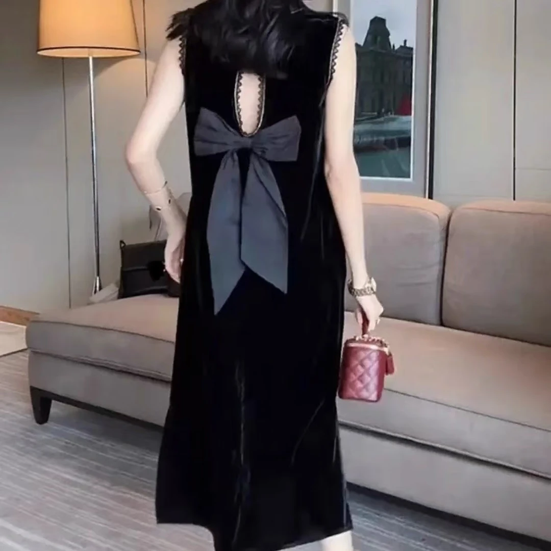 25148595【初桐】夏季新款极简舒适凉爽气质连衣裙