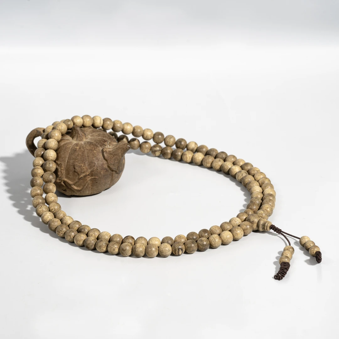 满江红 沉香柬埔寨沉香/圆珠0.8长串/29g/天然沉香手串/NY159