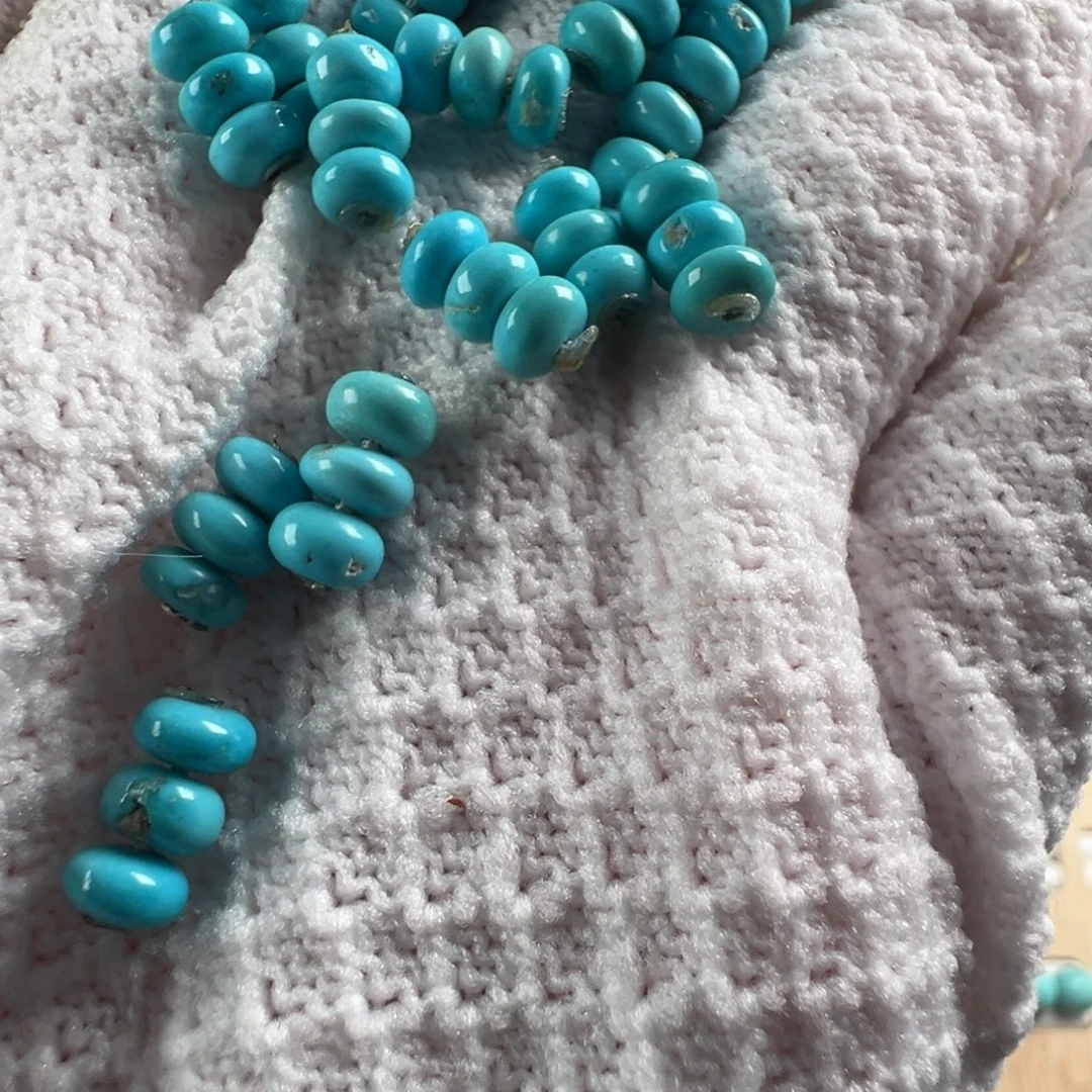 绿松石未镶嵌隔片绿松石隔片一组3片（多样性发货）