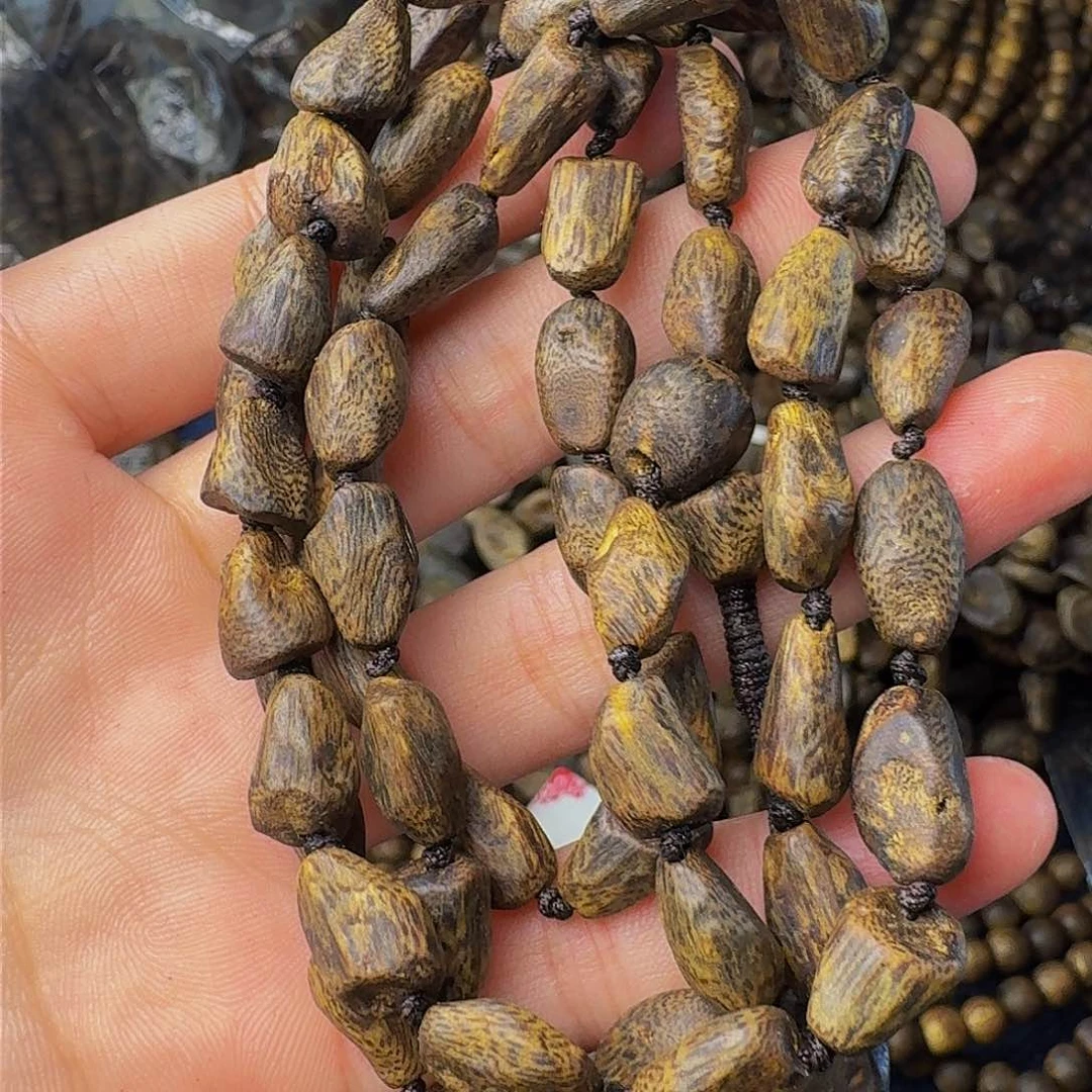 沉香手串沉水白棋树丁23克