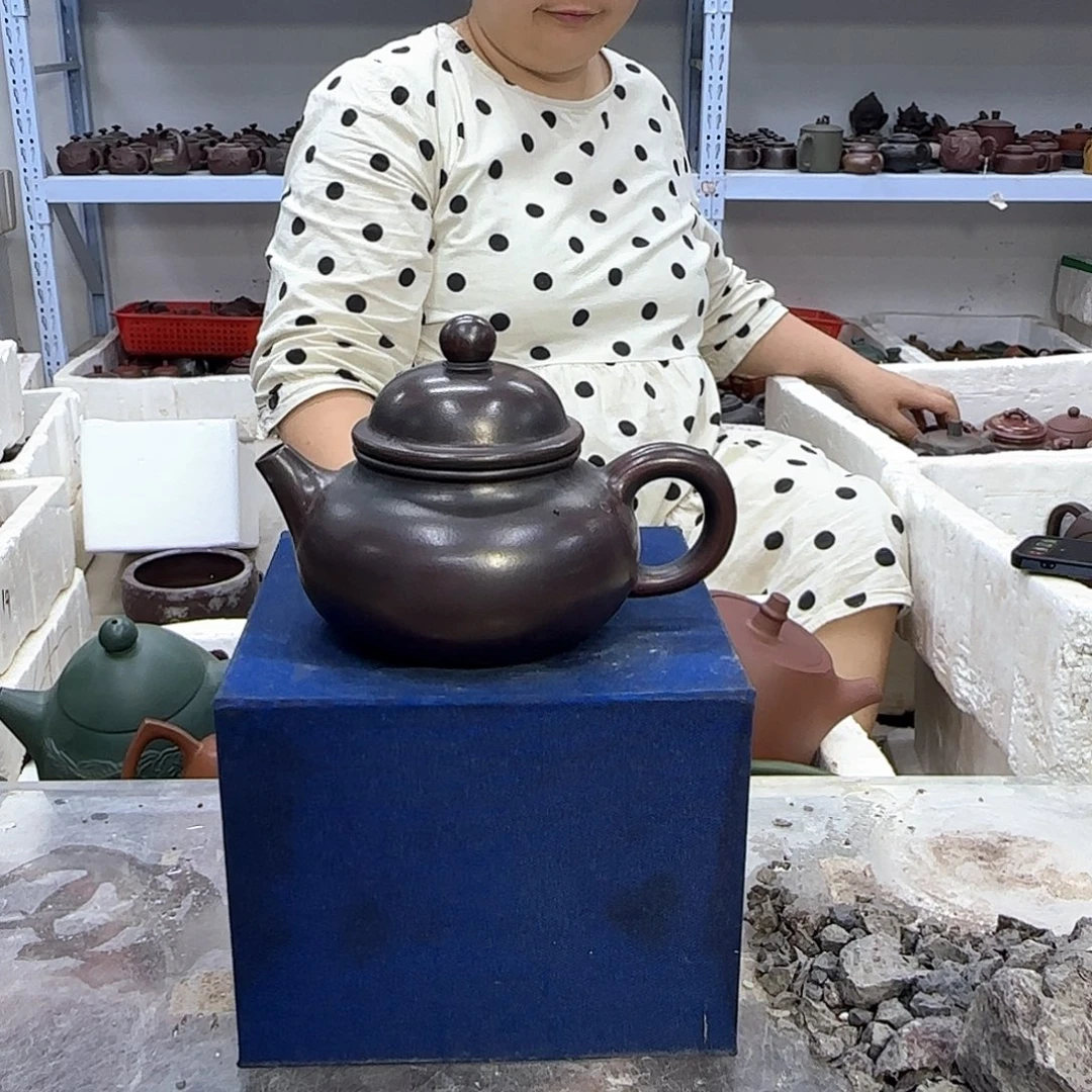 茶壶紫砂宜兴紫砂壶瑕疵处理