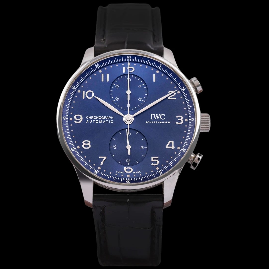 95新 IWC/万国 葡萄牙系列计时腕表IW371606背透自动机械41mm单表
