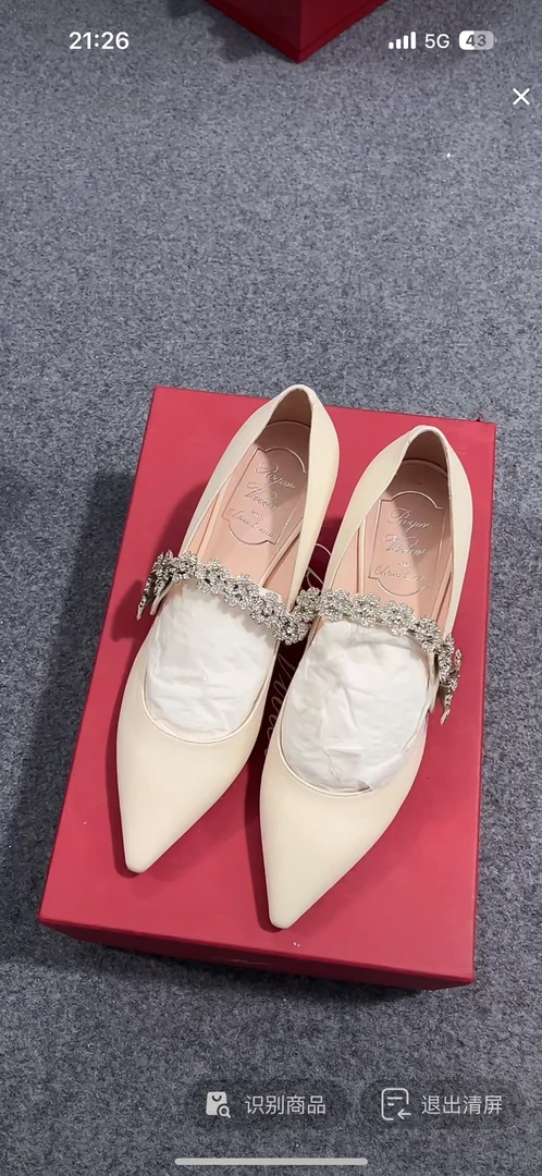 全新未使用 Roger Vivier/罗杰·维威耶 全新/36.5码/rv水钻