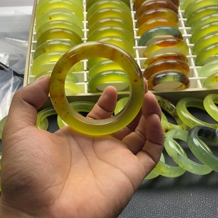蛇纹石玉合金手镯